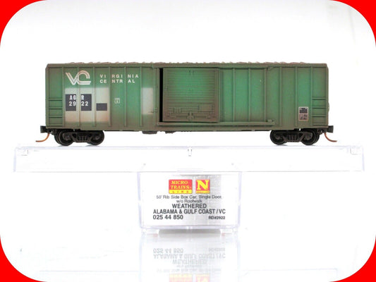 N Scale **ALABAMA & GULF COAST / VC** Weathered Box Car -- Micro Trains 02544850