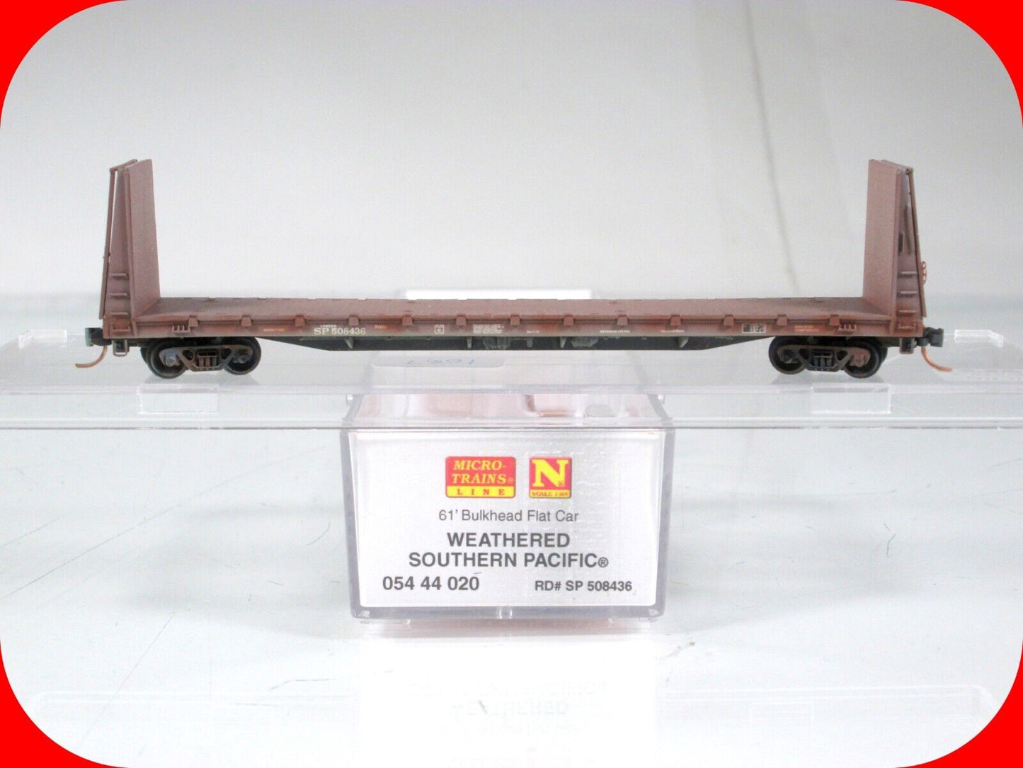 N Scale **SOUTHERN PACIFIC** Weathered Bulkhead, #508436 - Micro Trains 05444020