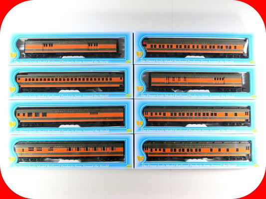 HO Scale GREAT NORTHERN Passenger 8-Car Set - IHC 49288 w/ Interiors, Passengers