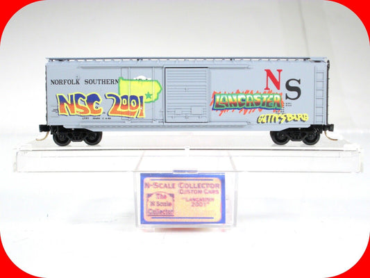 N Scale **NORFOLK SOUTHERN** LANCASTER Graffiti Box Car - Micro Trains NSC *RARE