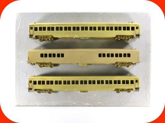 HO Scale **NEW YORK, NEW HAVEN, HARTFORD*** Passenger 3-Car Set, NJ Custom Brass