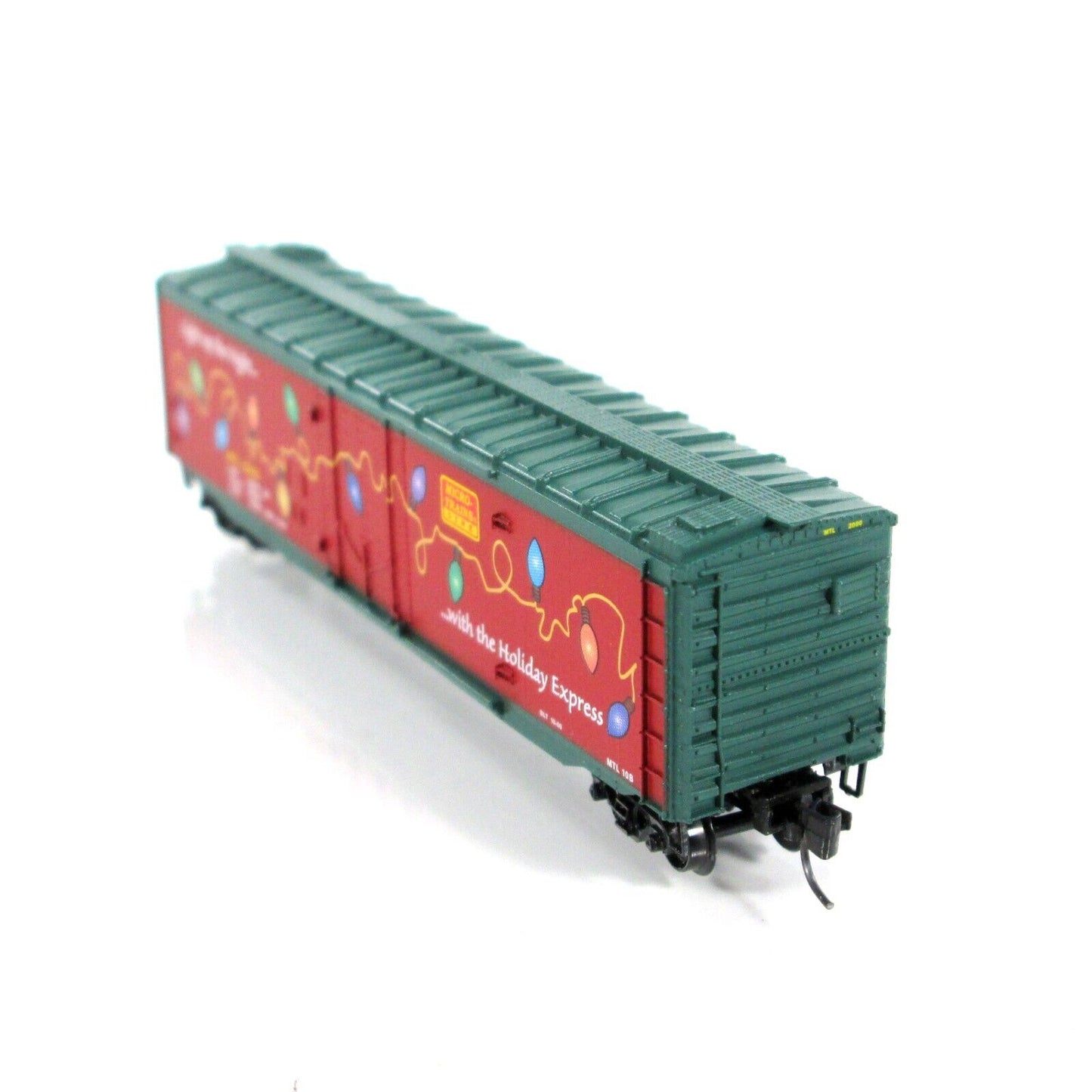 Z Scale **HOLIDAY EXPRESS** Christmas Lights Reefer #2000 - Micro Trains 13621-2