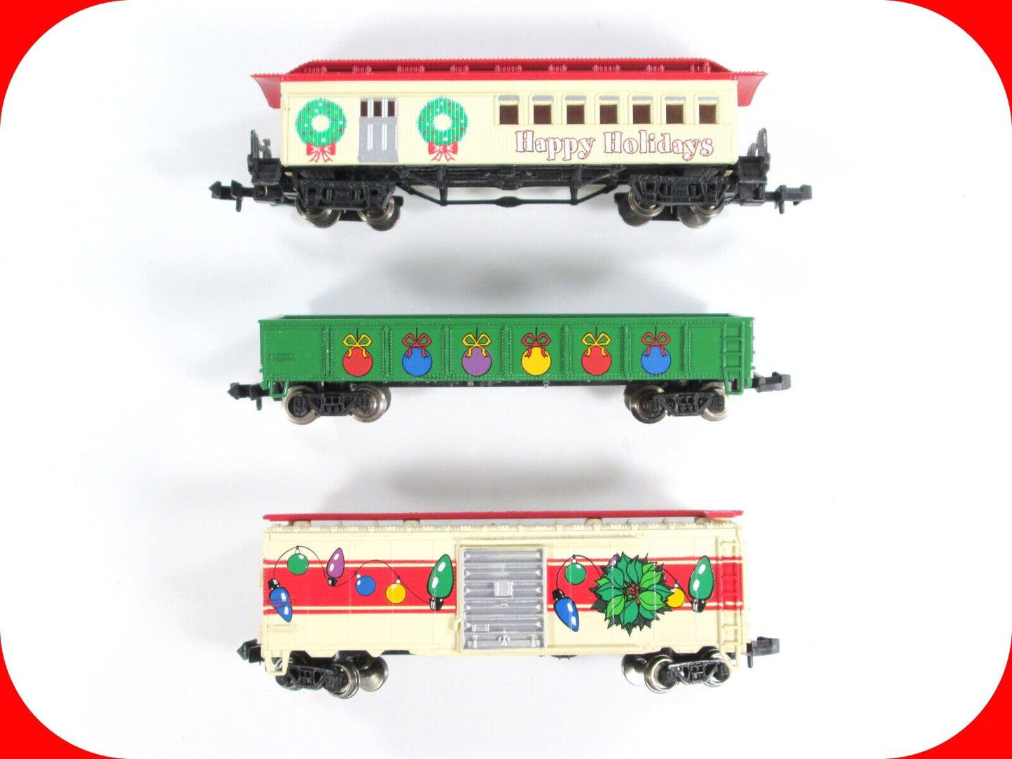 N Scale **WHITE CHRISTMAS EXPRESS** Passenger & Freight Car Set - Bachmann 24016