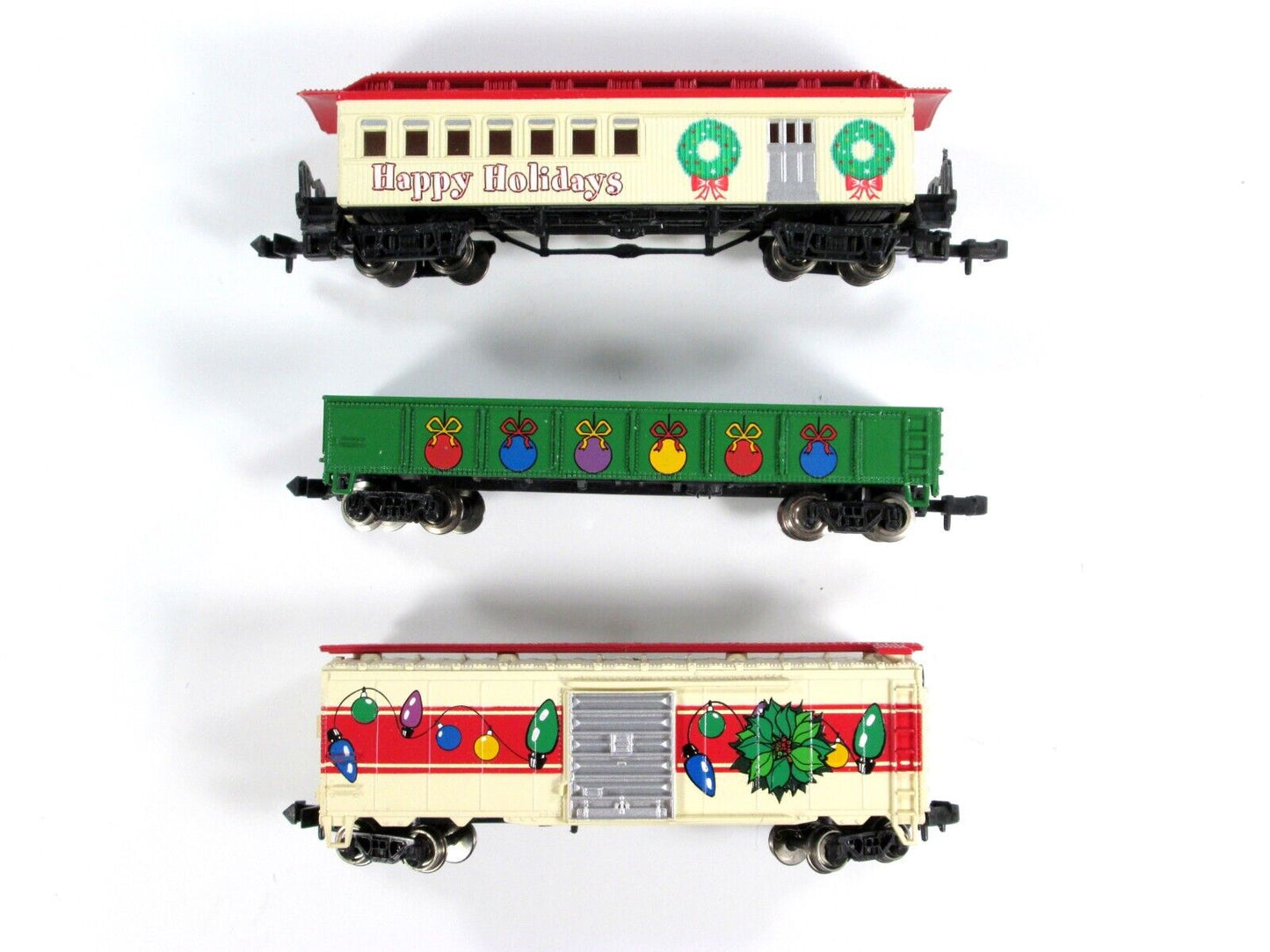 N Scale **WHITE CHRISTMAS EXPRESS** Passenger & Freight Car Set - Bachmann 24016