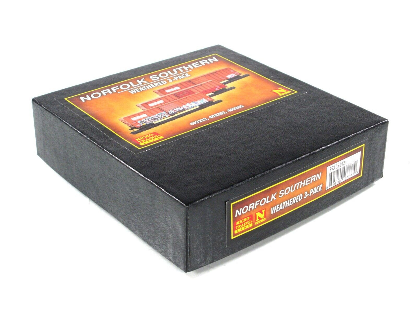 N Scale **NORFOLK SOUTHERN** Weathered, Graffiti Box Cars -Micro Trains 99305012