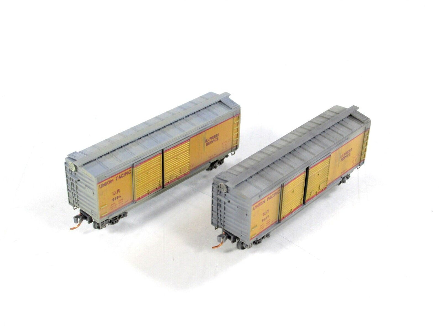N Scale **UNION PACIFIC** Weathered  Express Box Car Set - Micro Trains 02344340