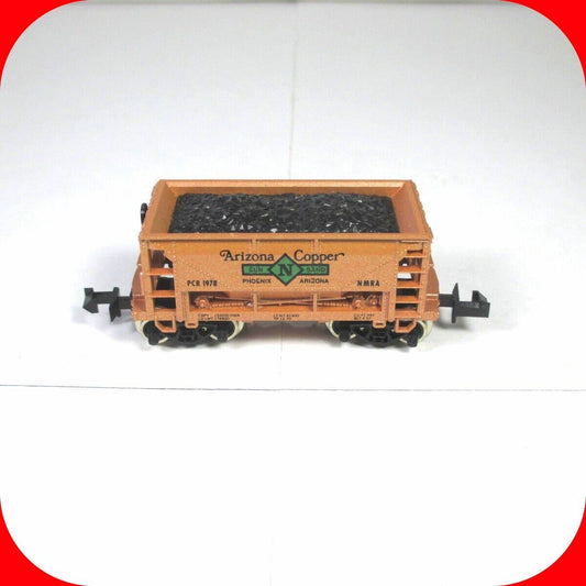 N Scale ***ARIZONA COPPER*** 70-Ton Mining Ore Car ---  Atlas / Sun-N-Sand, 1978
