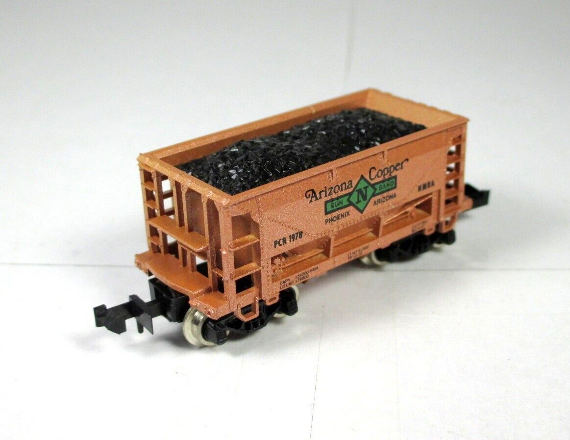 N Scale ***ARIZONA COPPER*** 70-Ton Mining Ore Car ---  Atlas / Sun-N-Sand, 1978