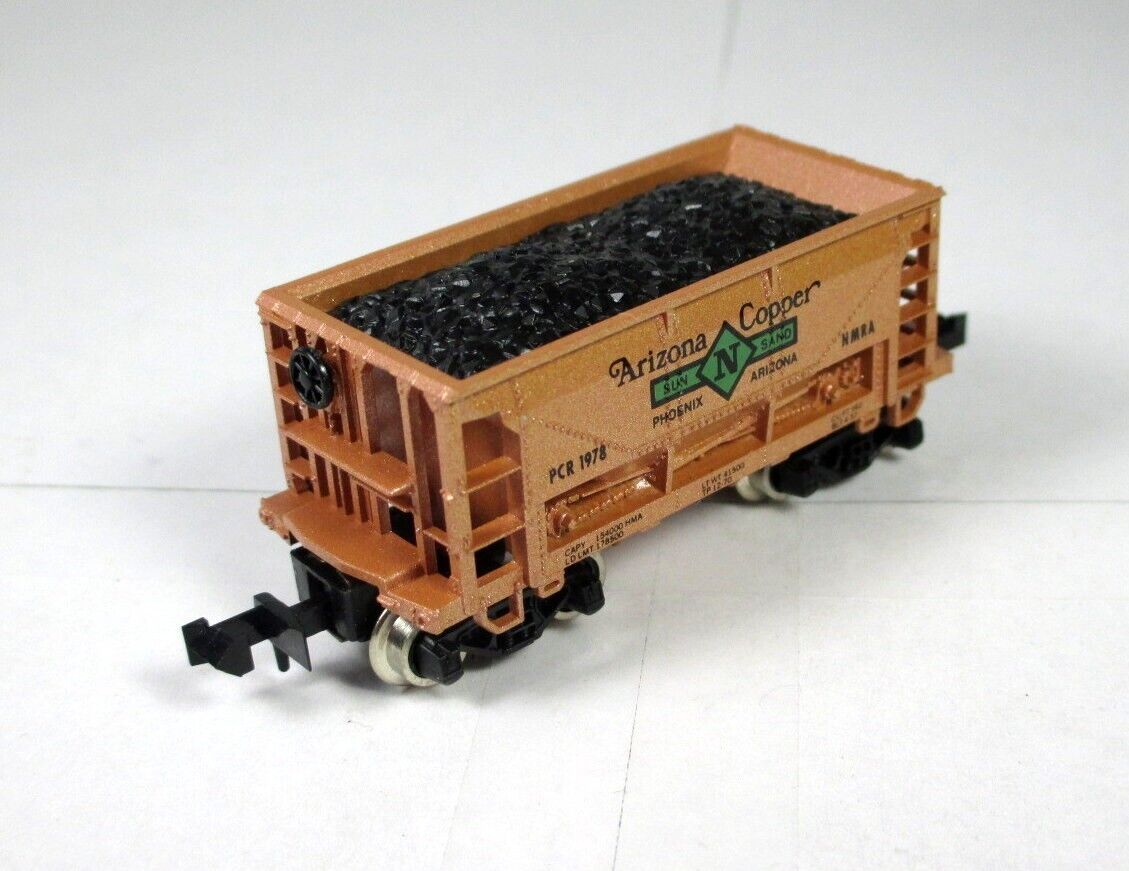N Scale ***ARIZONA COPPER*** 70-Ton Mining Ore Car ---  Atlas / Sun-N-Sand, 1978