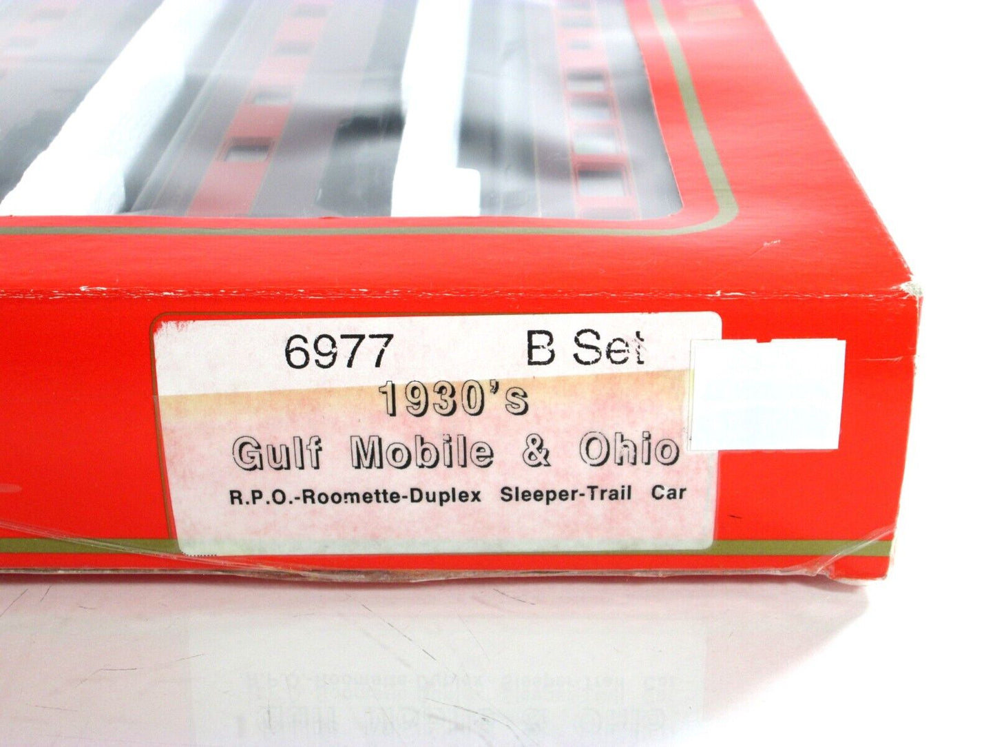HO Scale ***GULF MOBILE & OHIO*** 1930s Passenger 4-Car Set B --- Rivarossi 6977