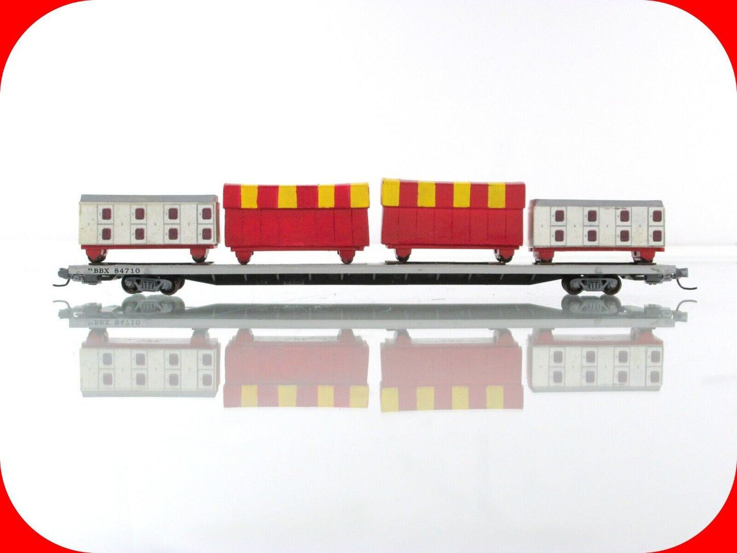 N Scale **RINGLING** Circus Wagons, 89' Flat Car #84710 -- Micro Trains 11200710