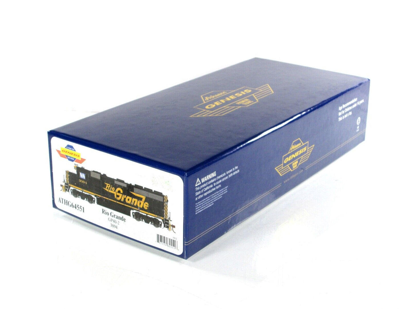 HO Scale ***DENVER & RIO GRANDE*** GP40-2 #3094 --- Athearn ATHG64551, DCC Ready