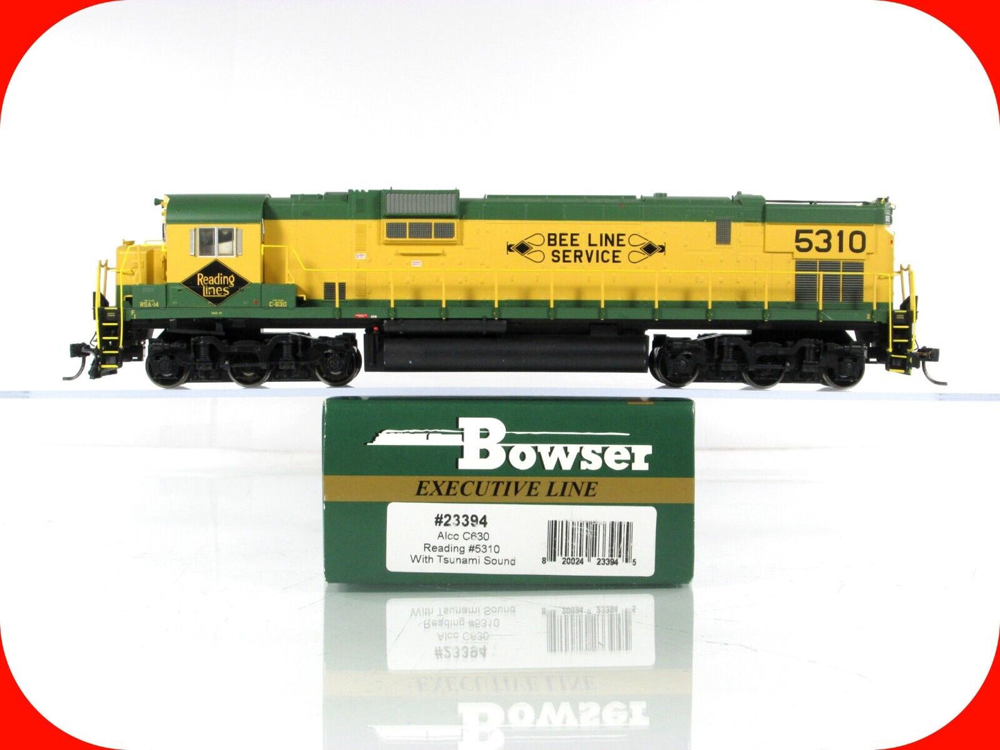 HO Scale ***READING*** *BEE LINE SERVICE* C630 #5310 - Bowser, DCC Tsunami Sound