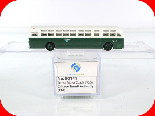 N Scale ***CHICAGO TRANSIT AUTHORITY*** Motor Coach #7206 - WHEELS of TIME 90141