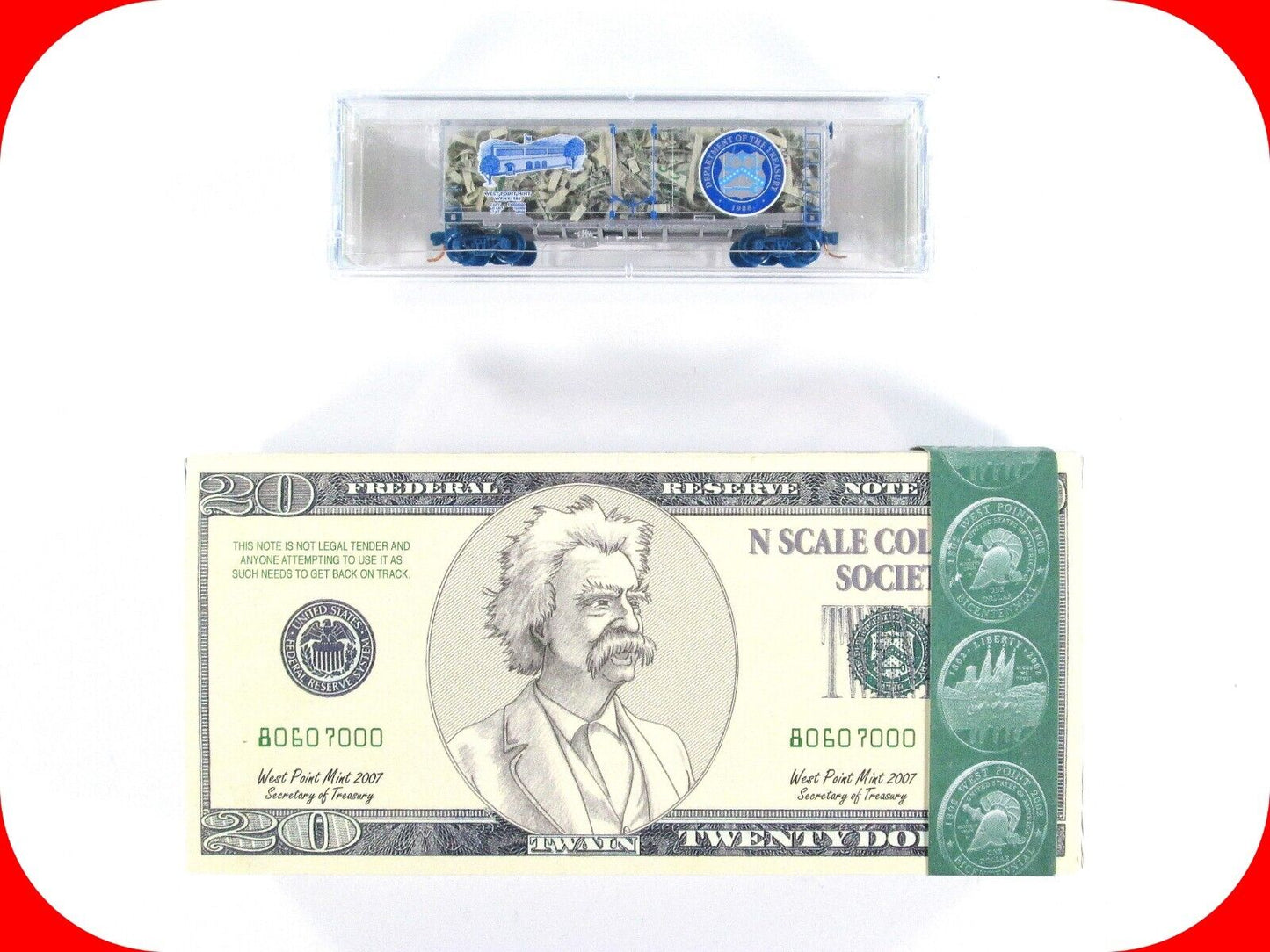 N Scale WEST POINT MINT Transparent Box Car -Micro Trains NSC Special Run *RARE