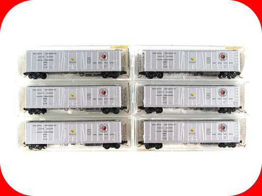 N Scale ***NORTHERN PACIFIC*** 51' Reefer 6-Pack Set -- Kadee Micro Trains 70052