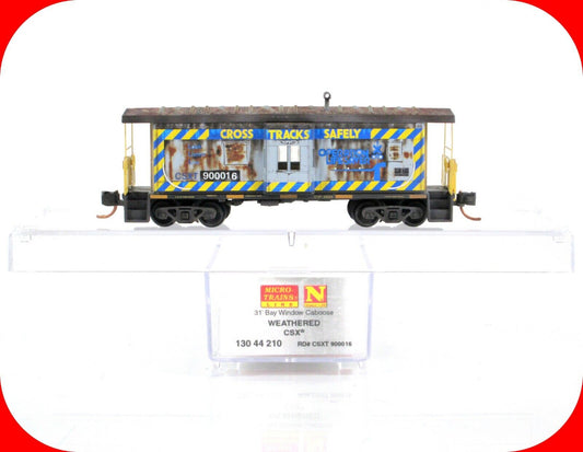 N Scale **CSX** Weathered **OPERATION LIFESAVER** Caboose, Micro Trains 13044210