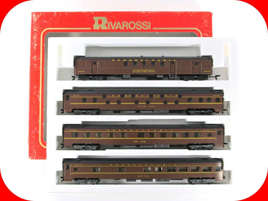 HO Scale *PENNSYLVANIA* 1930s Passenger 4-Car Set B -- Rivarossi 6959, Interiors
