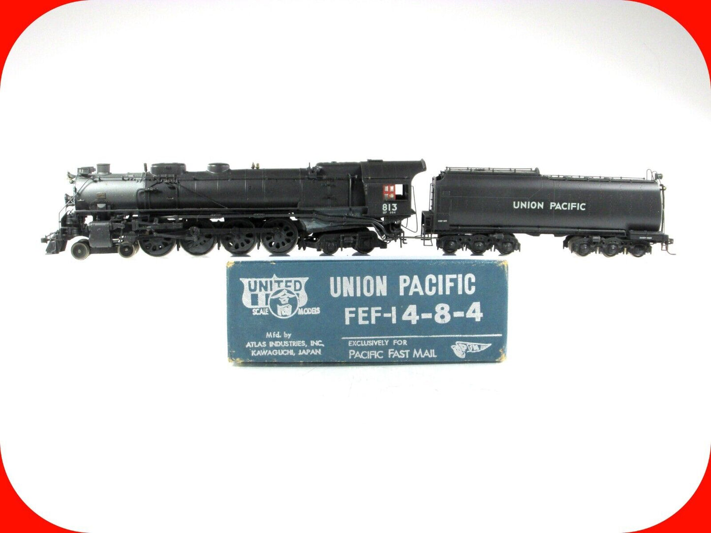 HO Scale BRASS ***UNION PACIFIC FEF-1*** 4-8-4 Locomotive - United, Pacific Fast