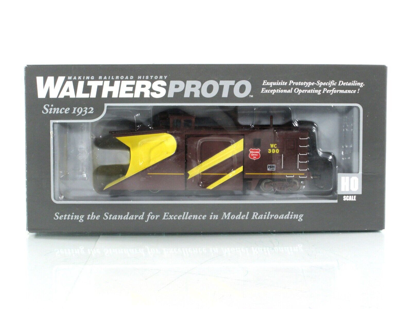 HO Scale ***WISCONSIN CENTRAL*** MoW Russell Snow Plow #300 -Walthers 920-110018