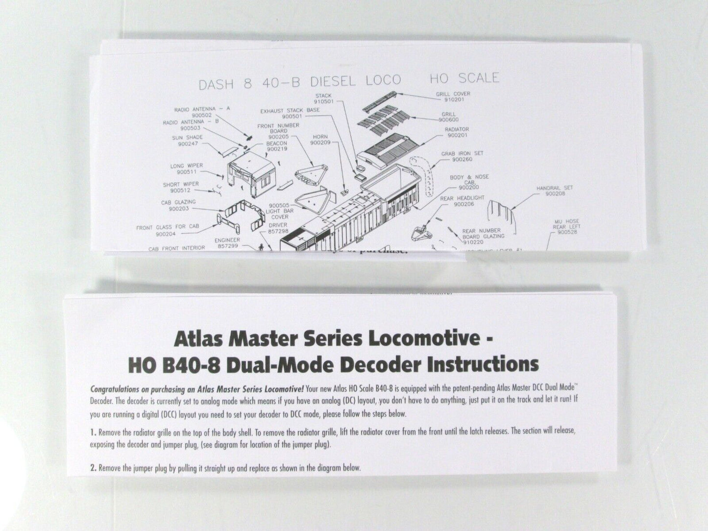 HO Scale *GOD BLESS AMERICA, 9/11* Dash 8-40B -Atlas Master 9013, DCC Rdy, *Read