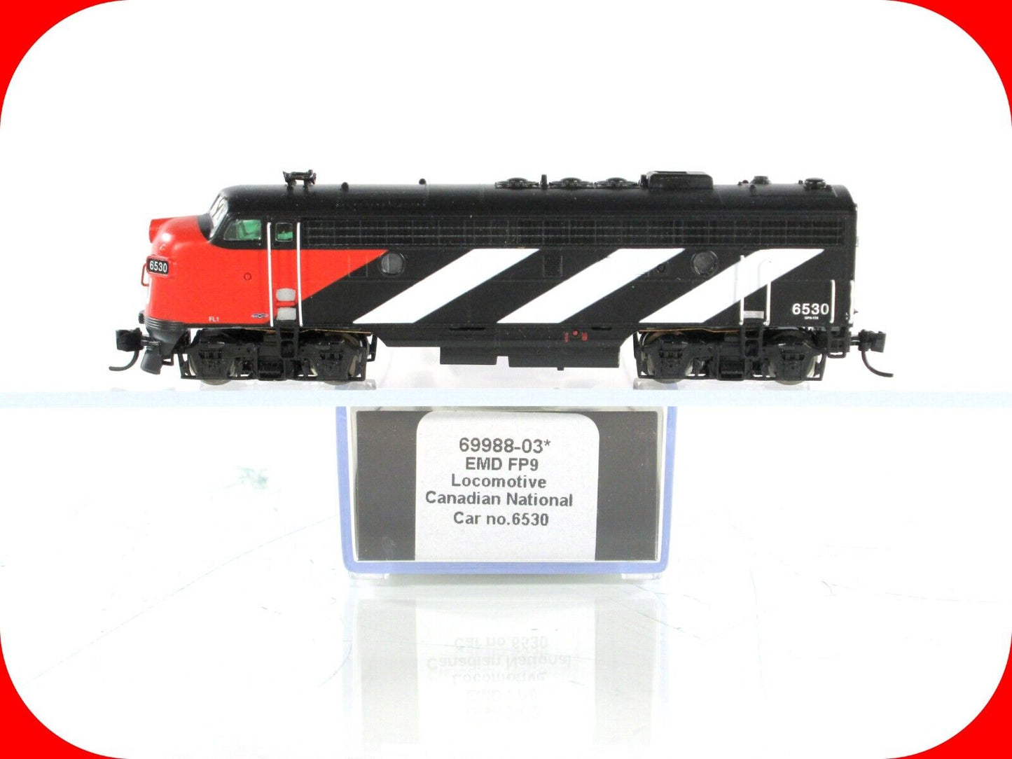 N Scale ***CANADIAN NATIONAL*** EMD FP9 #6530 -- Intermountain 69988-03, DCC Rdy