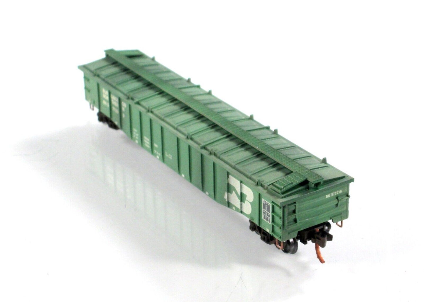 N Scale **BURLINGTON NORTHERN** Weathered Gondola #577239 -Micro Trains 10644251