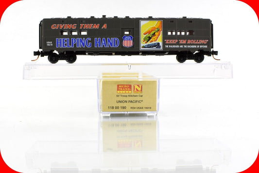 N Scale WWII Troop Kitchen *HELPING HAND Poster Art #19419 Micro Trains 11800190