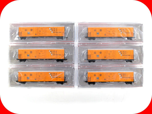 N Scale *PACIFIC FRUIT EXPRESS* UP-SP Reefer 6-Car Set, Intermountain 68801 RARE