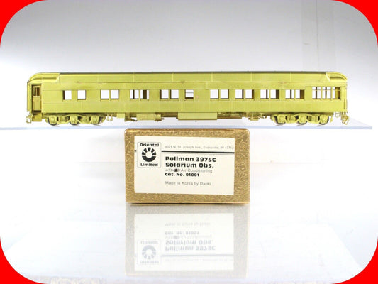 HO Scale BRASS *SOLARIUM OBSERVATION* PULLMAN 3975C - ORIENTAL-DAEKI 01000 *Read