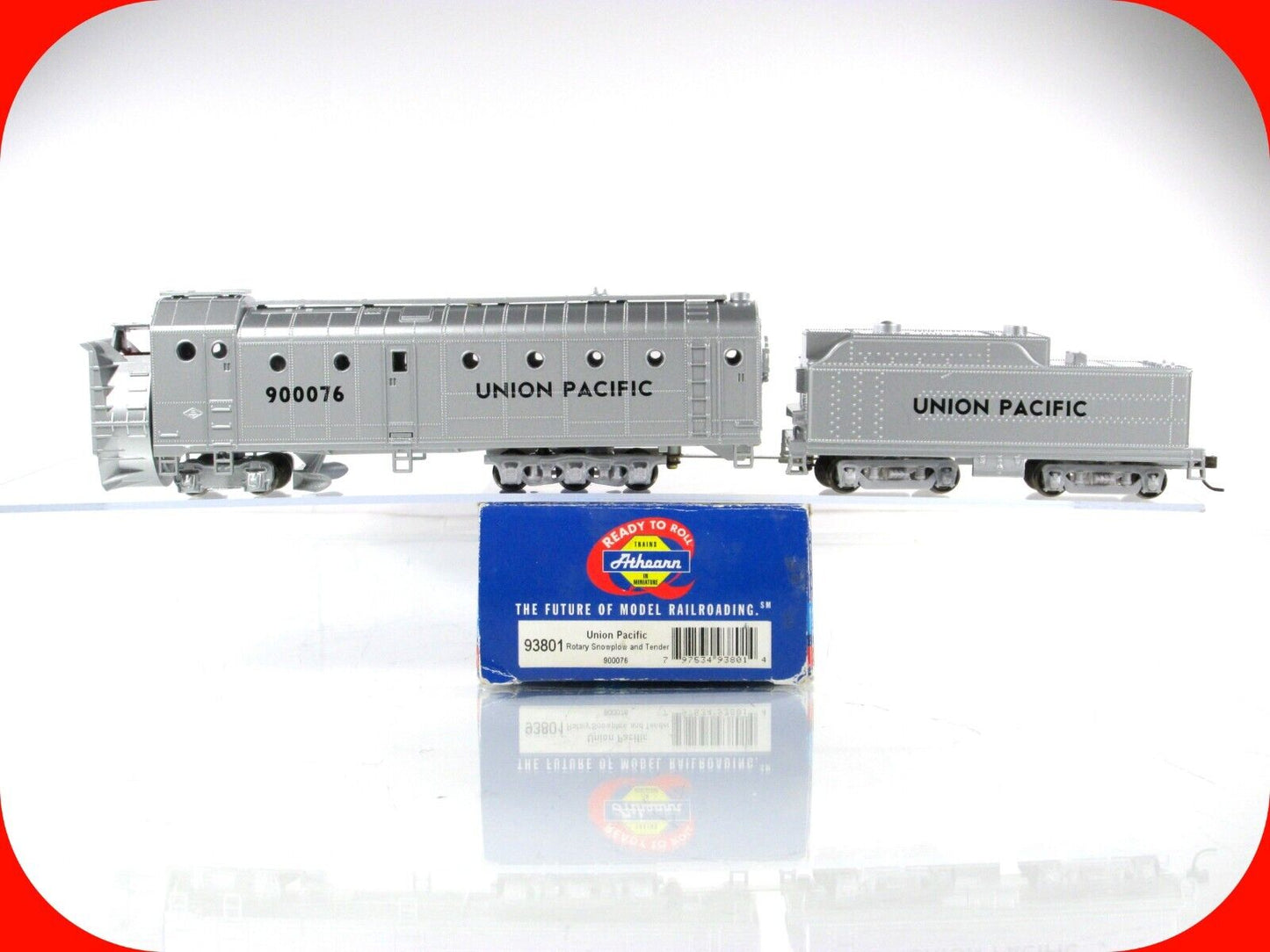 HO Scale **UNION PACIFIC** Rotary Snow Plow 900076 - Athearn 93801 **Read Desc*