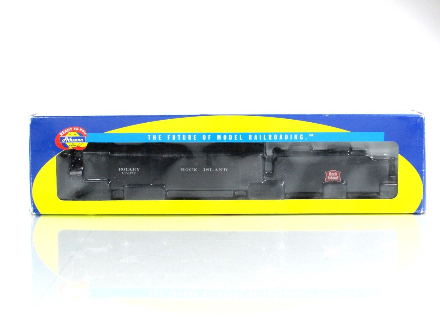 HO Scale ***ROCK ISLAND*** MoW Rotary Snow Plow #95377 -Athearn 93810 *Read Desc