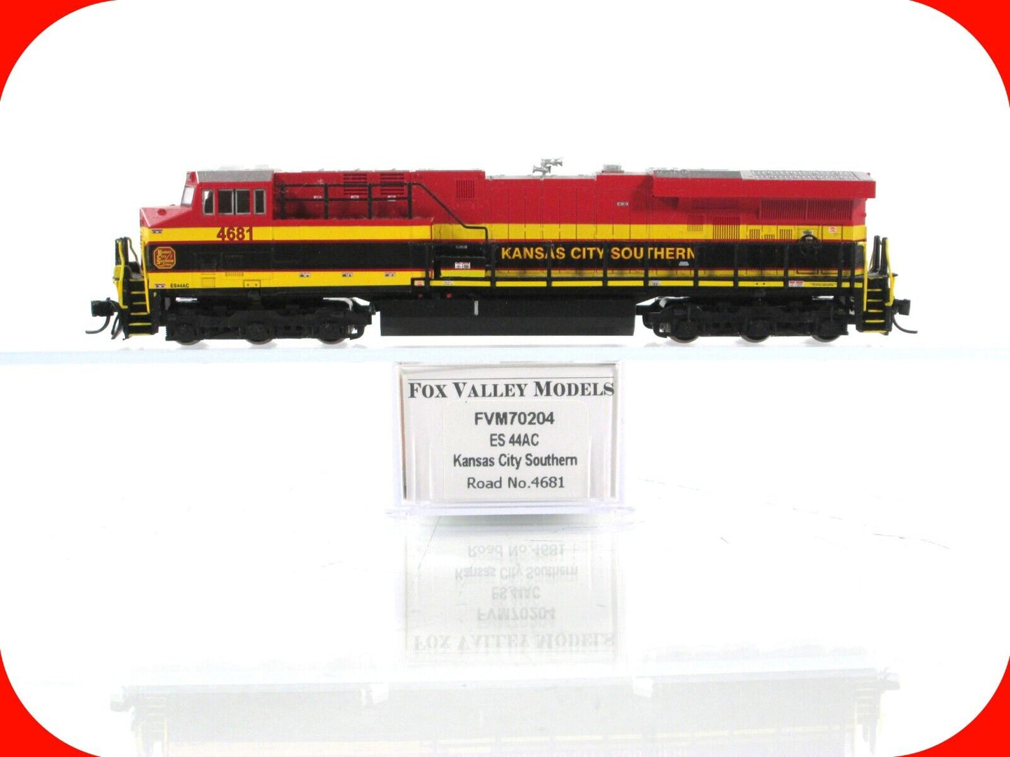 N Scale ***KANSAS CITY SOUTHERN*** ES44AC #4681 ---- Fox Valley 70204, DCC Ready