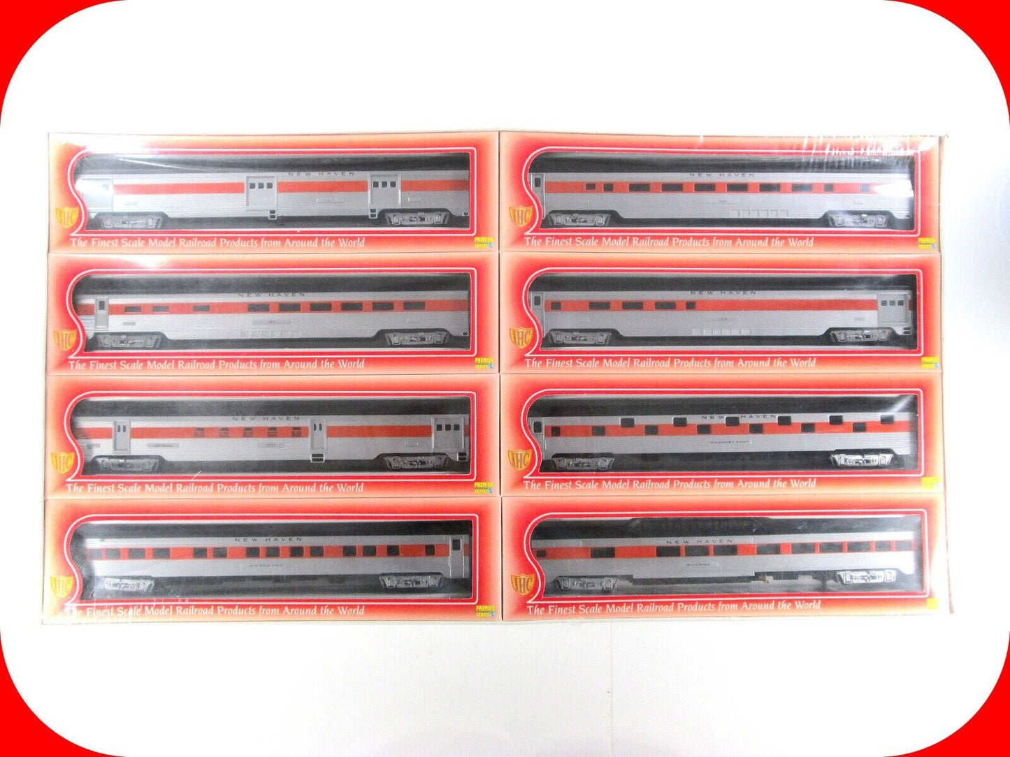 HO Scale **NEW HAVEN PATRIOT** Passenger Car 8-Pack Set - IHC 47368, 50034 *RARE