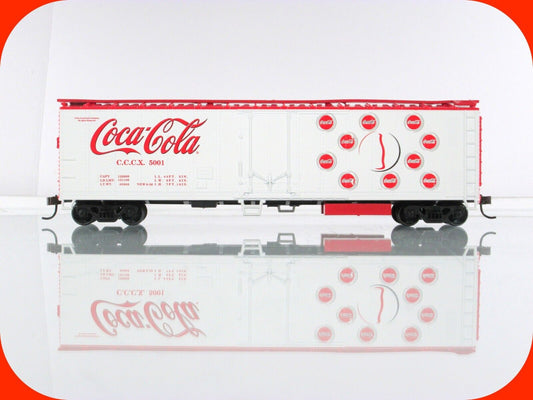 HO Scale ***COCA-COLA*** Bottling 40' Steel Reefer Car, CCCX 5001 --Athearn 8370