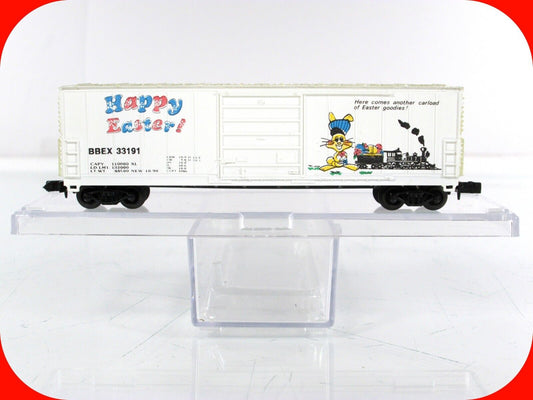 N Scale ***HAPPY EASTER*** 50' Box Car, BBEX 33191 -- Bev-Bel / Life-Like 2172-1
