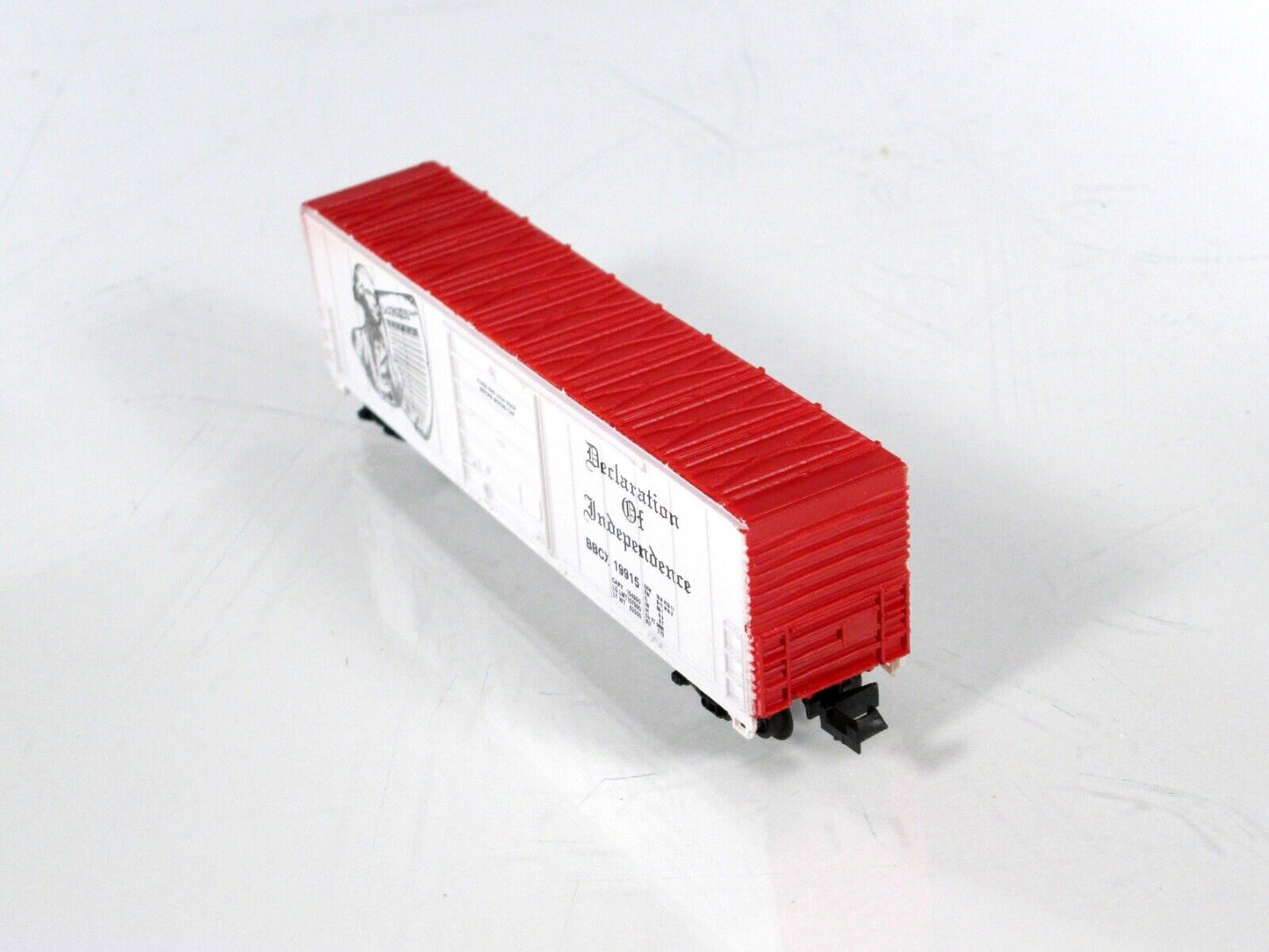 N Scale ***DECLARATION of INDEPENDENCE*** 50' Box Car BBCX 19915 - Bev-Bel 22005