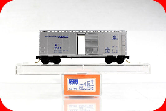 N Scale ****ROCK ISLAND**** 40' Box Car --- MTL, Lowell Smith, Lionel 6464-175