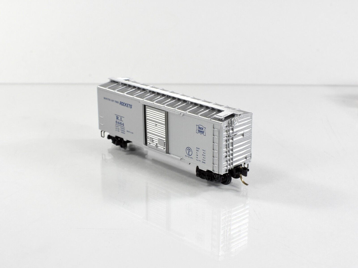 N Scale ****ROCK ISLAND**** 40' Box Car --- MTL, Lowell Smith, Lionel 6464-175