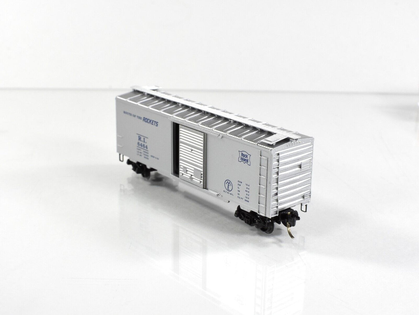 N Scale ****ROCK ISLAND**** 40' Box Car --- MTL, Lowell Smith, Lionel 6464-175