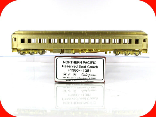 HO Scale BRASS ***NORTHERN PACIFIC*** Reserved Seat Coach - W & R Enterprises