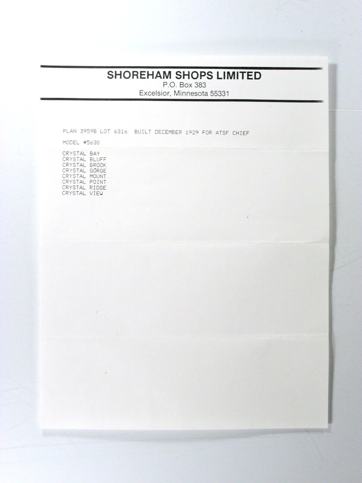 HO Scale BRASS ***SANTA FE CHIEF*** Observation-Lounge Car ------ SHOREHAM SHOPS