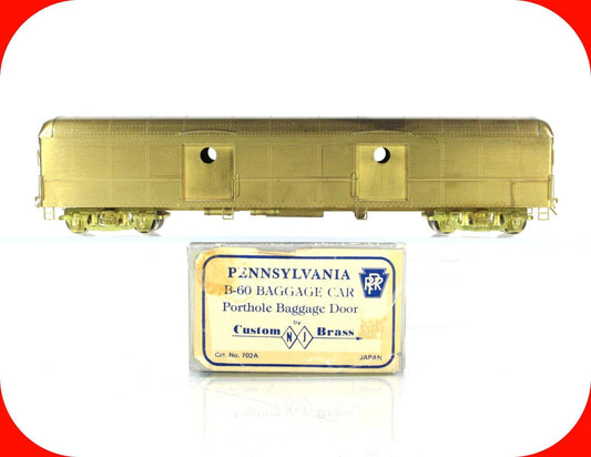 HO Scale **PENNSYLVANIA*** B-60 Porthole Door Baggage Car - NJ Custom Brass 702A