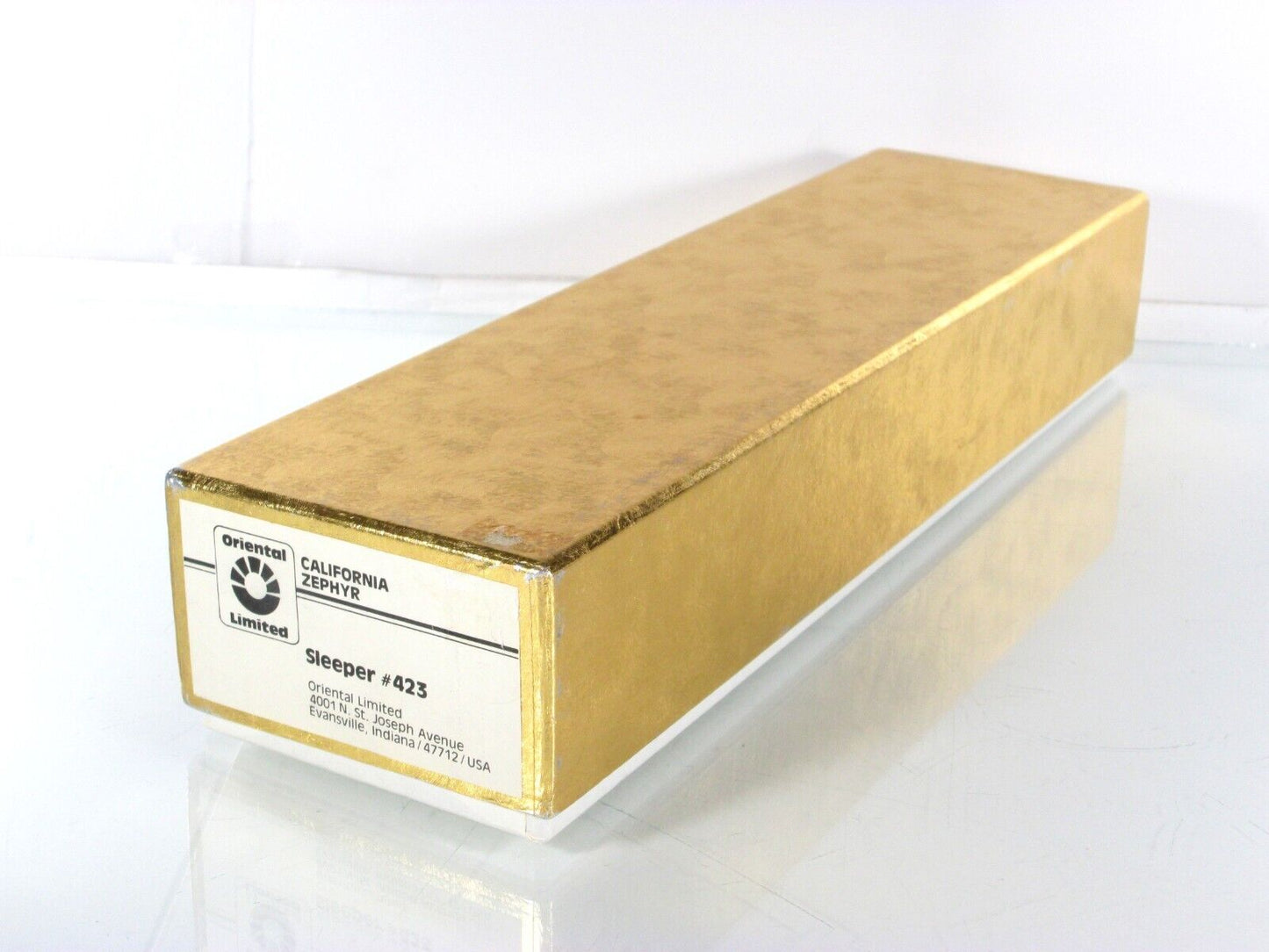 HO Scale BRASS ***CALIFORNIA ZEPHYR*** Sleeper #423 ---- ORIENTAL LIMITED