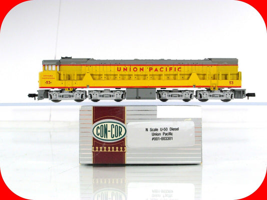 N Scale ***UNION PACIFIC U50*** EMD Diesel Locomotive, UP #53 --- Con-Cor 003301
