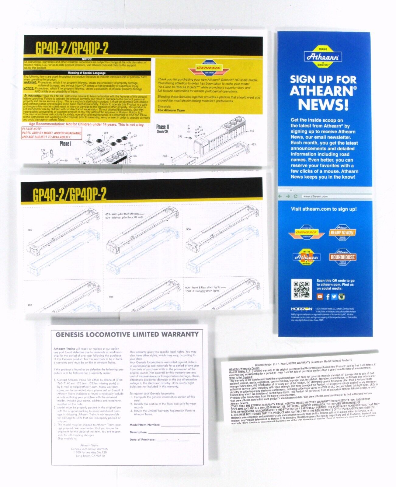 HO Scale ***DENVER & RIO GRANDE*** GP40-2 #3105 --- Athearn ATHG64552, DCC Ready