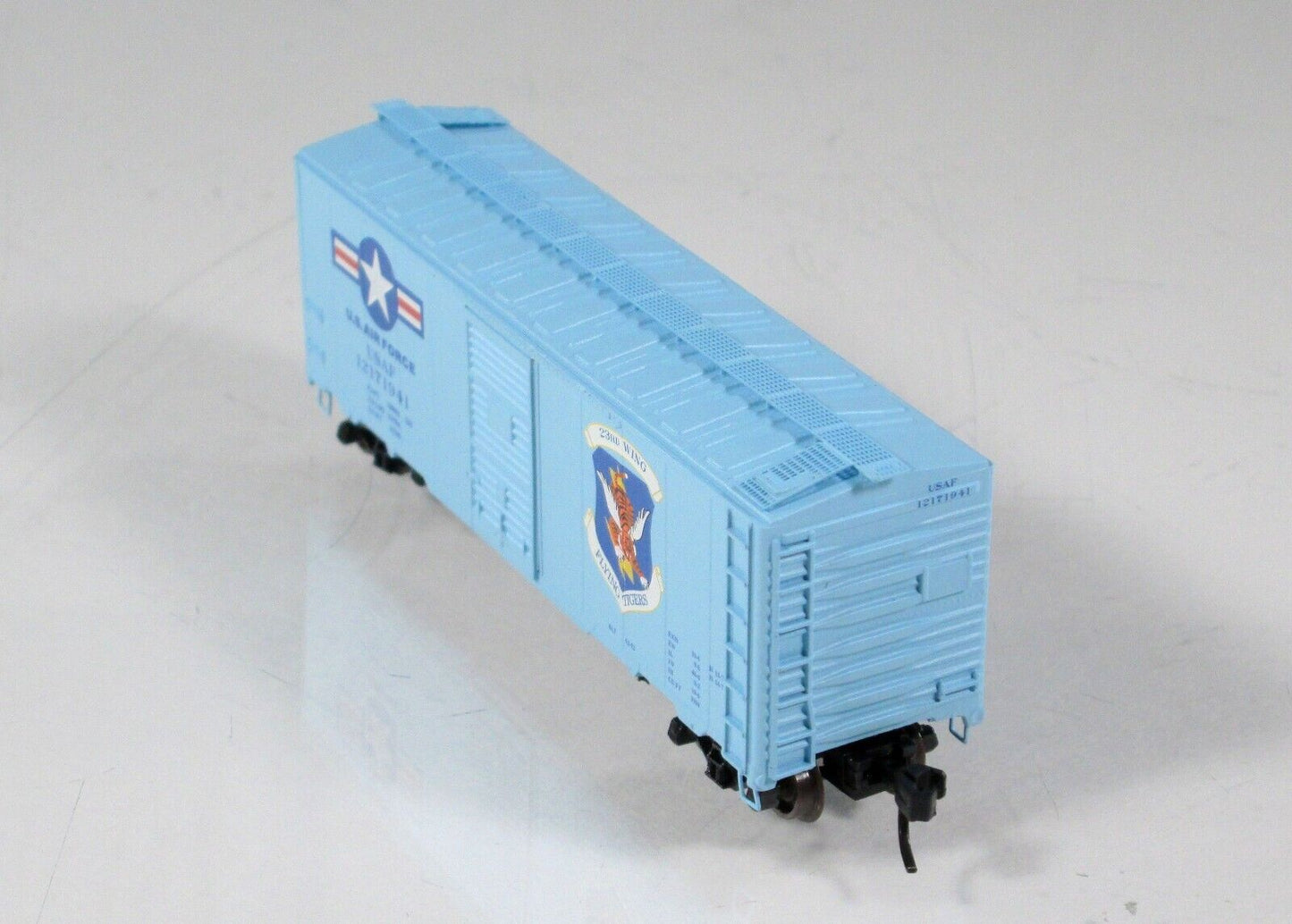 N Scale ***FLYING TIGERS** 23rd Wing Air Force Box Car #12171941 - DELUXE 240131