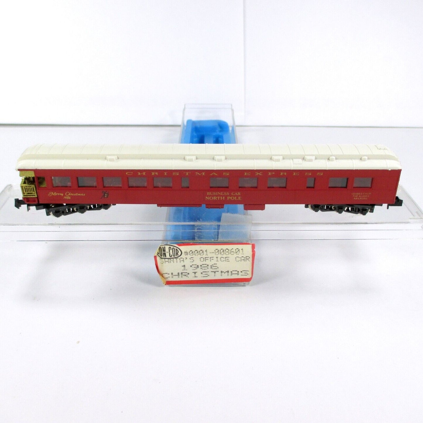 N Scale **CHRISTMAS EXPRESS 1986** Santa's Office Business Car -- Con-Cor 008601