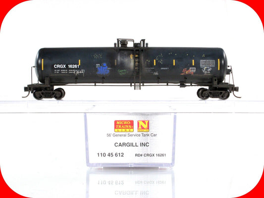 N Scale **CARGILL** Weathered & Graffiti Tank Car - Micro Trains 11045612