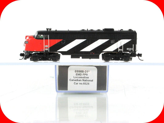 N Scale ***CANADIAN NATIONAL*** EMD FP9 #6524 -- Intermountain 69988-01, DCC Rdy